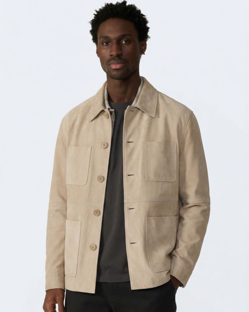 Men's Beckett Suede Chore Jacket