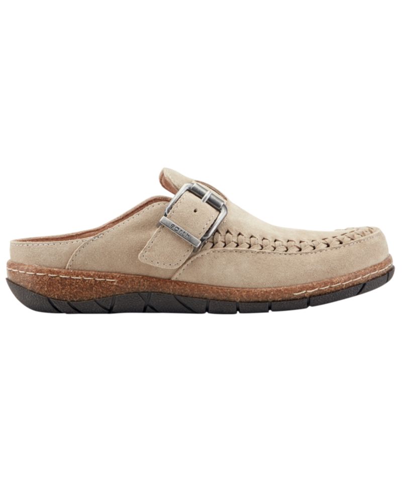 Women's Eileen Woven Suede Footbed Clogs