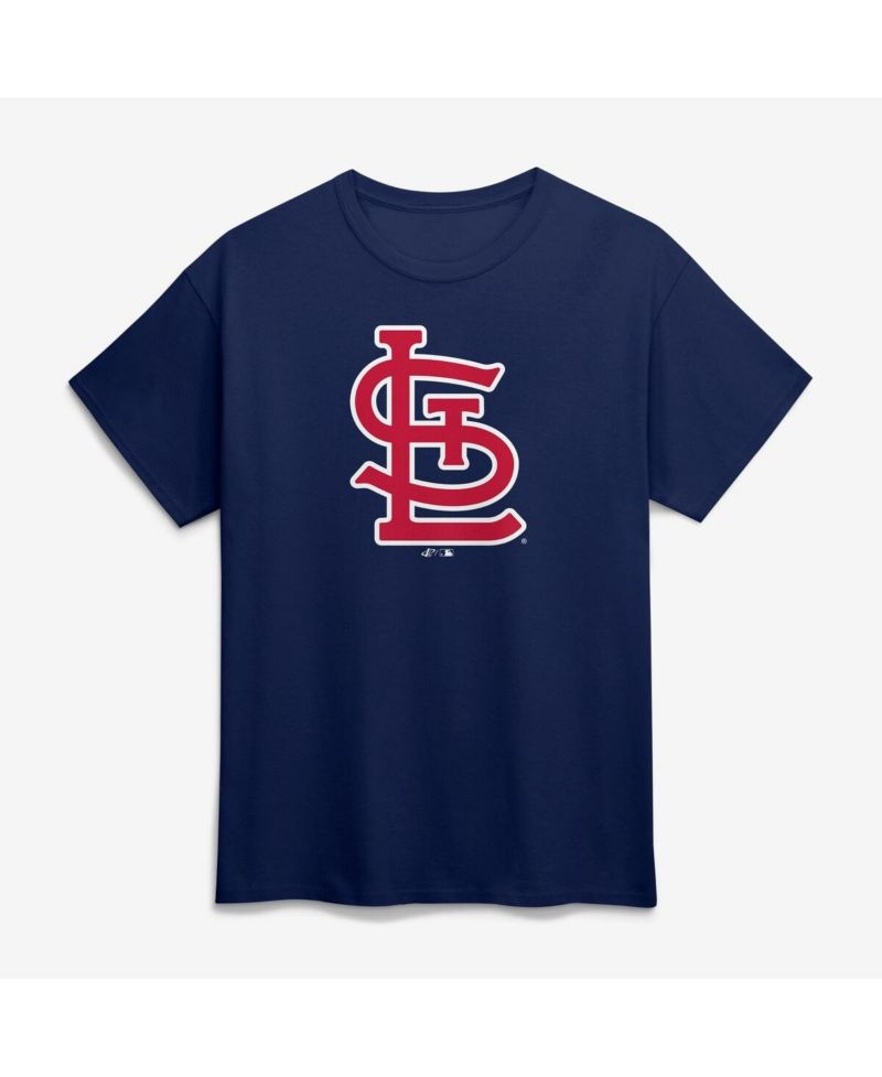 Men's Navy St. Louis Cardinals Logo T-Shirt