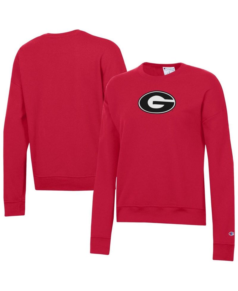 Women's Red Georgia Bulldogs Powerblend Sweatshirt
