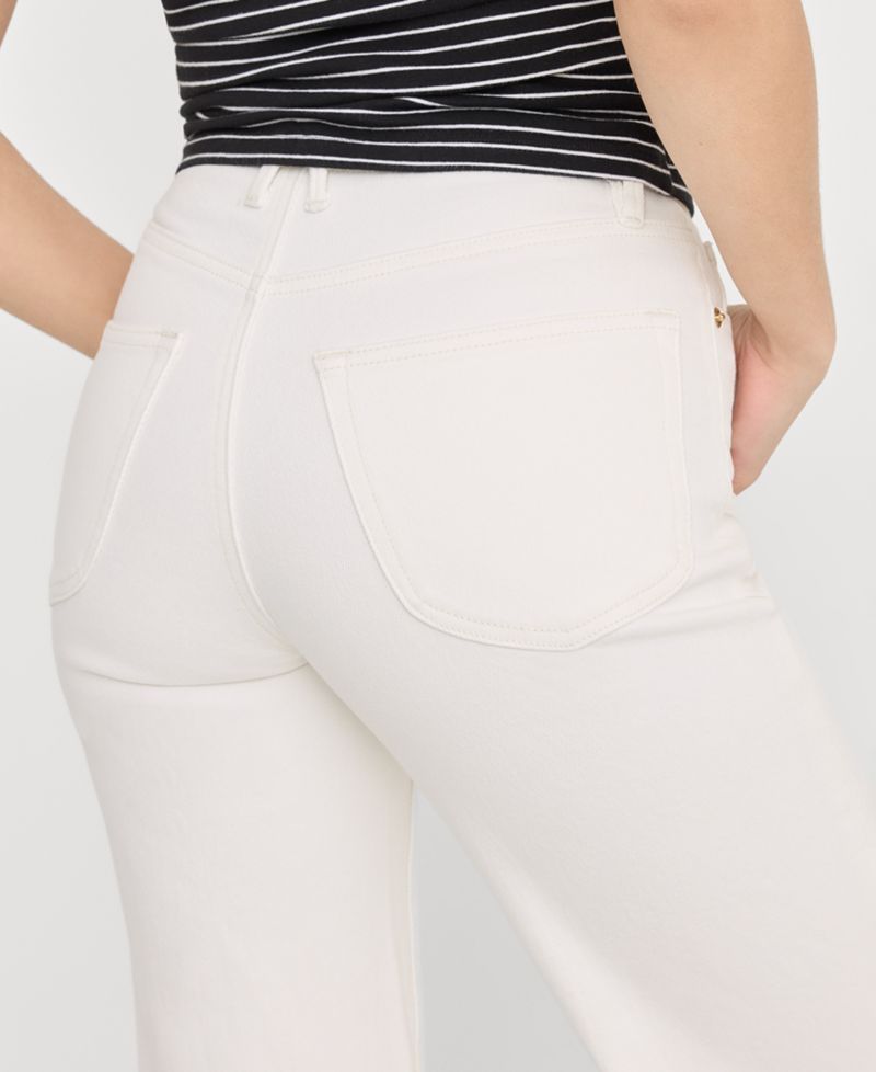 Petite High-Rise Palazzo Jeans