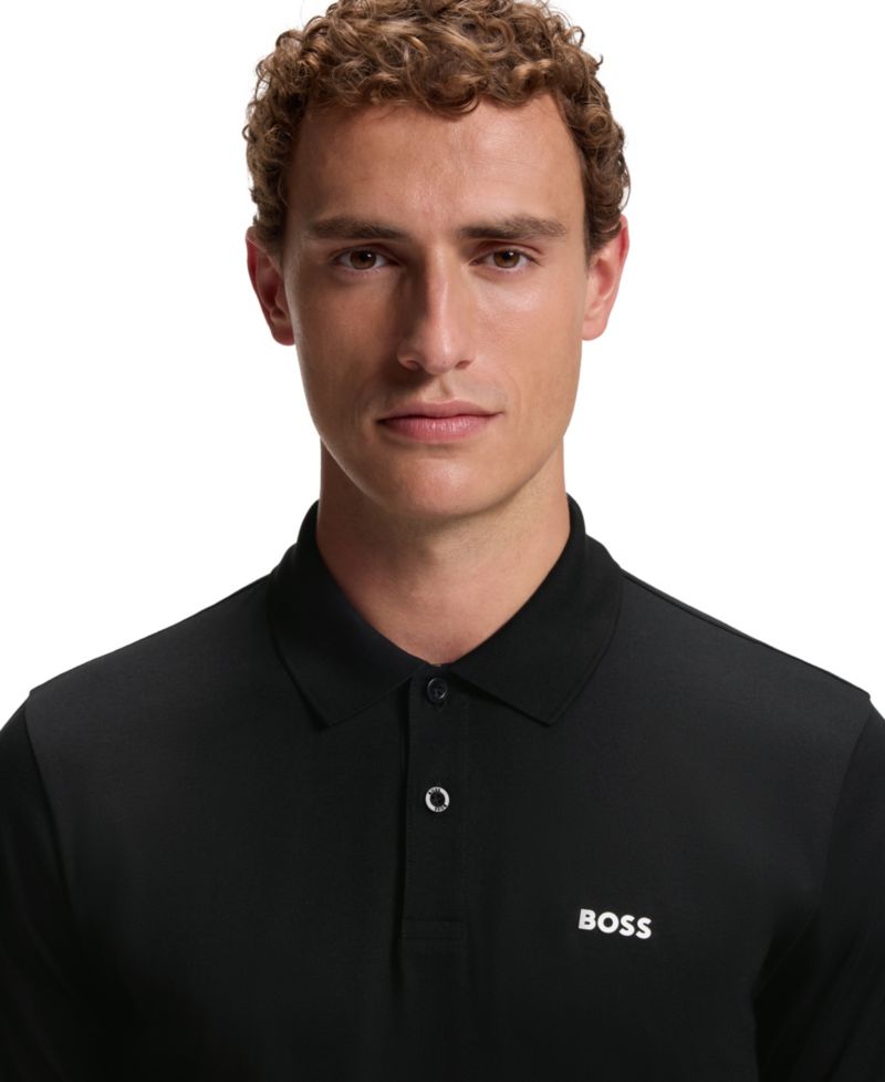Men's Pima Cotton Printed Polo Shirt