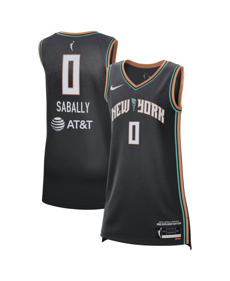 Men's and Women's Satou Sabally Black New York Liberty Explorer Edition Victory Jersey