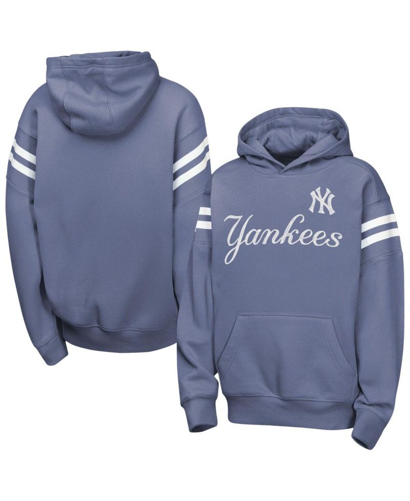 Big Boys and Girls Navy New York Yankees Welcome Team Hoodie