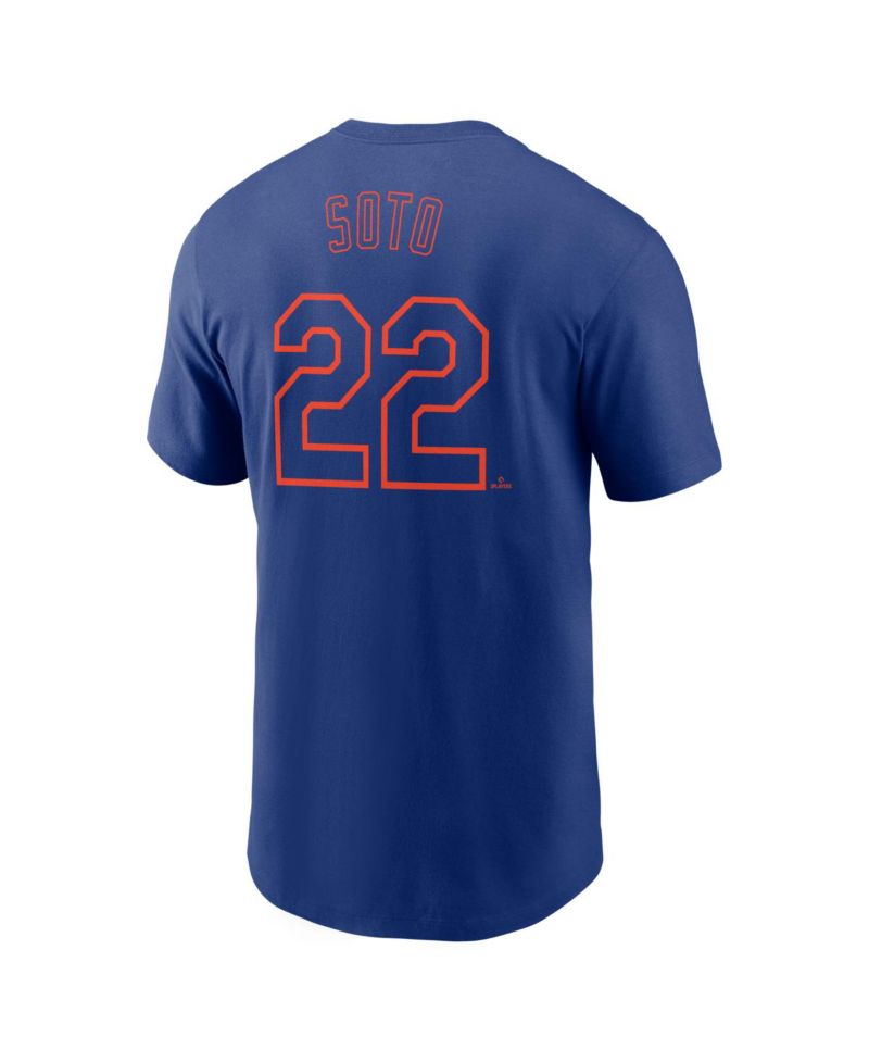 Men's Juan Soto Royal New York Mets Fuse Name & Number T-Shirt