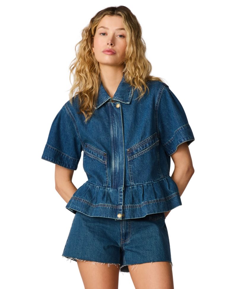 Women's Haezel Collared Denim Jacket