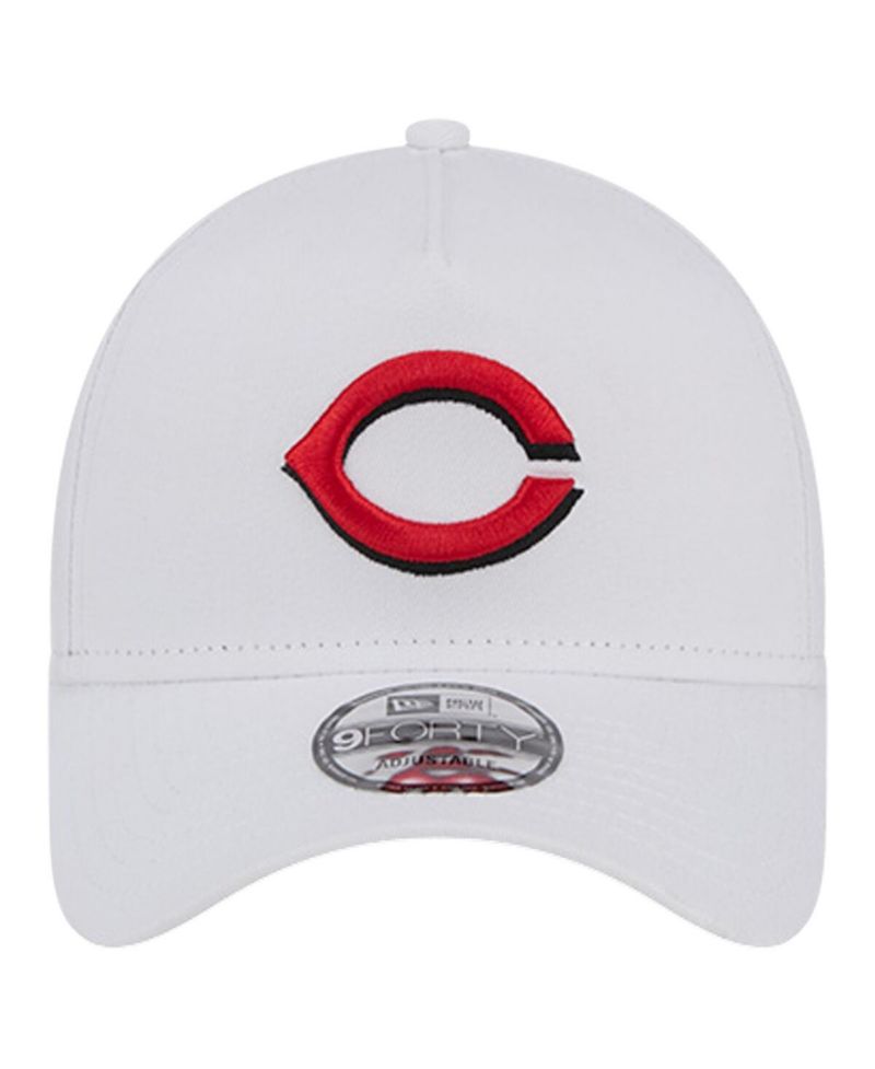 Men's White Cincinnati Reds TC A-Frame 9FORTY Adjustable Hat
