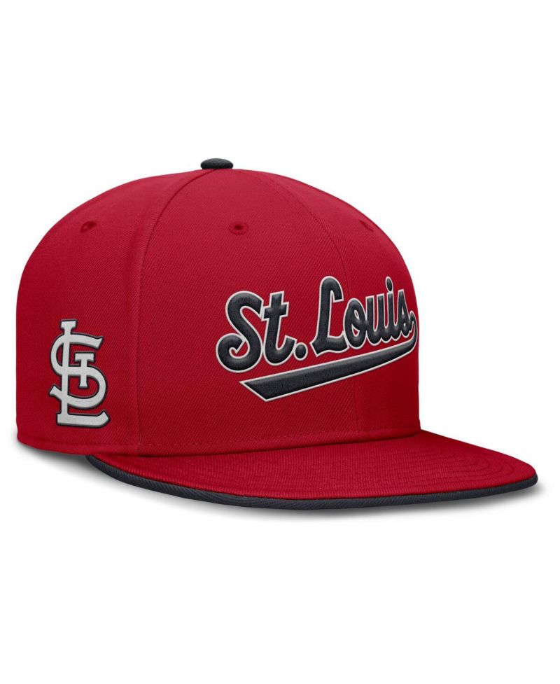Men's Red St. Louis Cardinals True Performance Fitted Hat