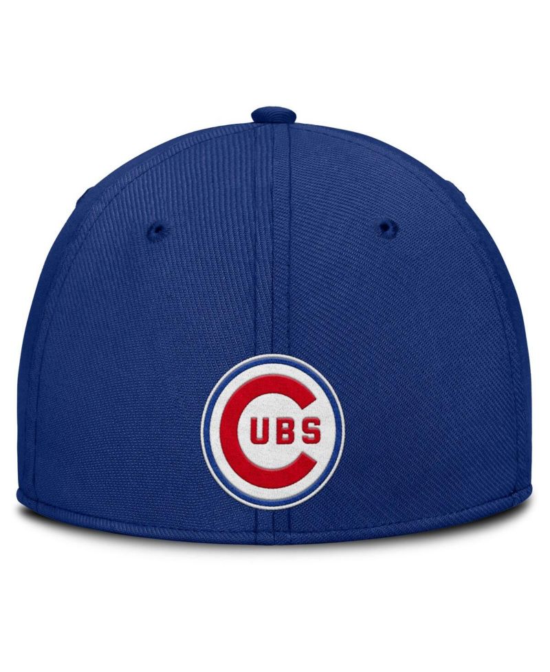 Men's Royal/Light Blue Chicago Cubs Rise Swoosh Performance Flex Hat