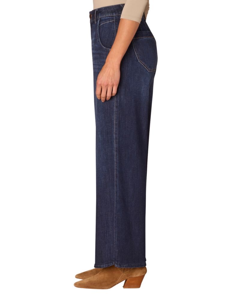 Women's "Ab" Solution 30/24" Skyrise Tulip-Hem Wide-Leg Jeans