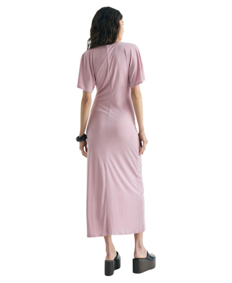 Women's Cupro Dress Gathers