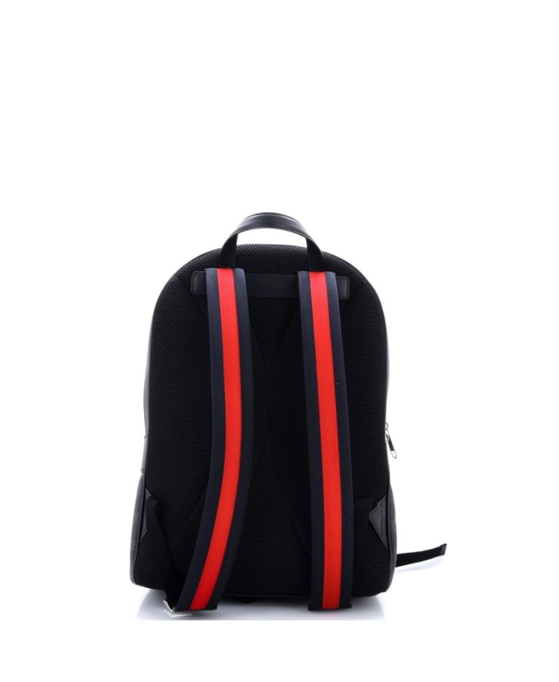 Medium Front Zip Pocket Backpack GG Coated Canvas
