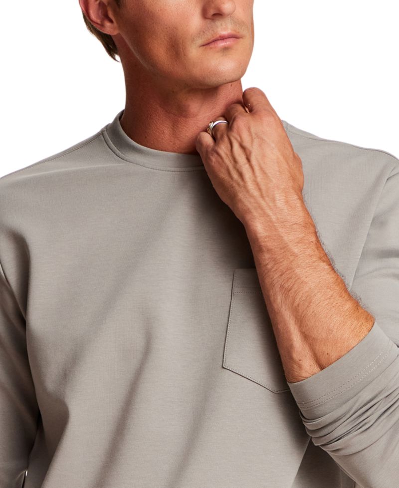 Men's Pocket Crewneck Scuba Knit T-Shirt