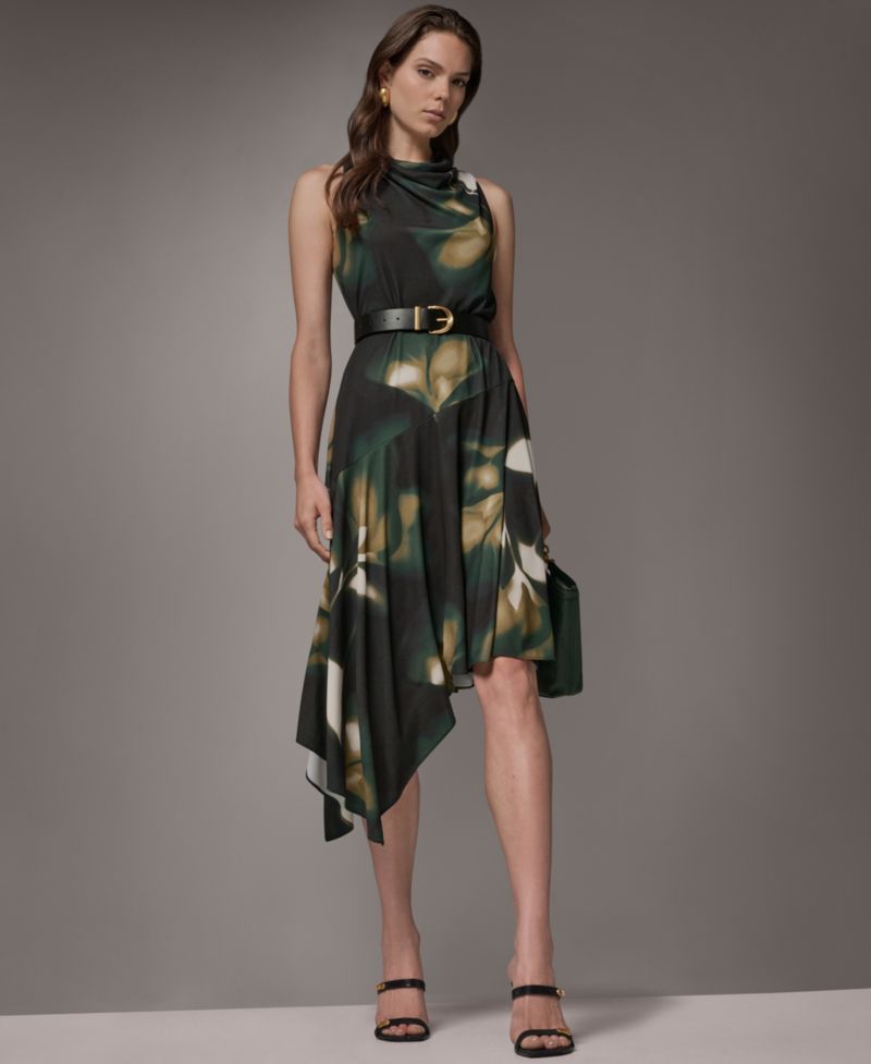 Women's Jersey Print Sleeveless Dress