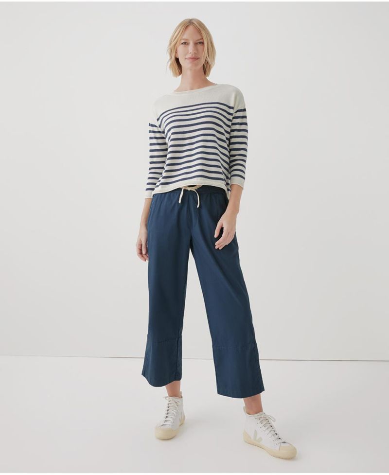 Women's Organic Cotton Daily Twill Crop Pant