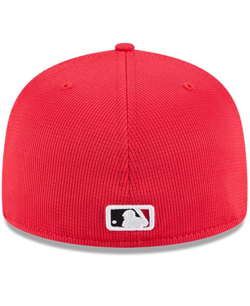 Men's Red Cincinnati Reds City Connect Batting Practice 59FIFTY Fitted Hat