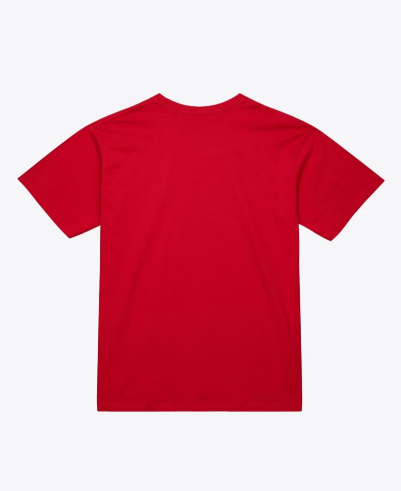Men's and Women's Red Houston Rockets Hardwood Classics Arch T-Shirt