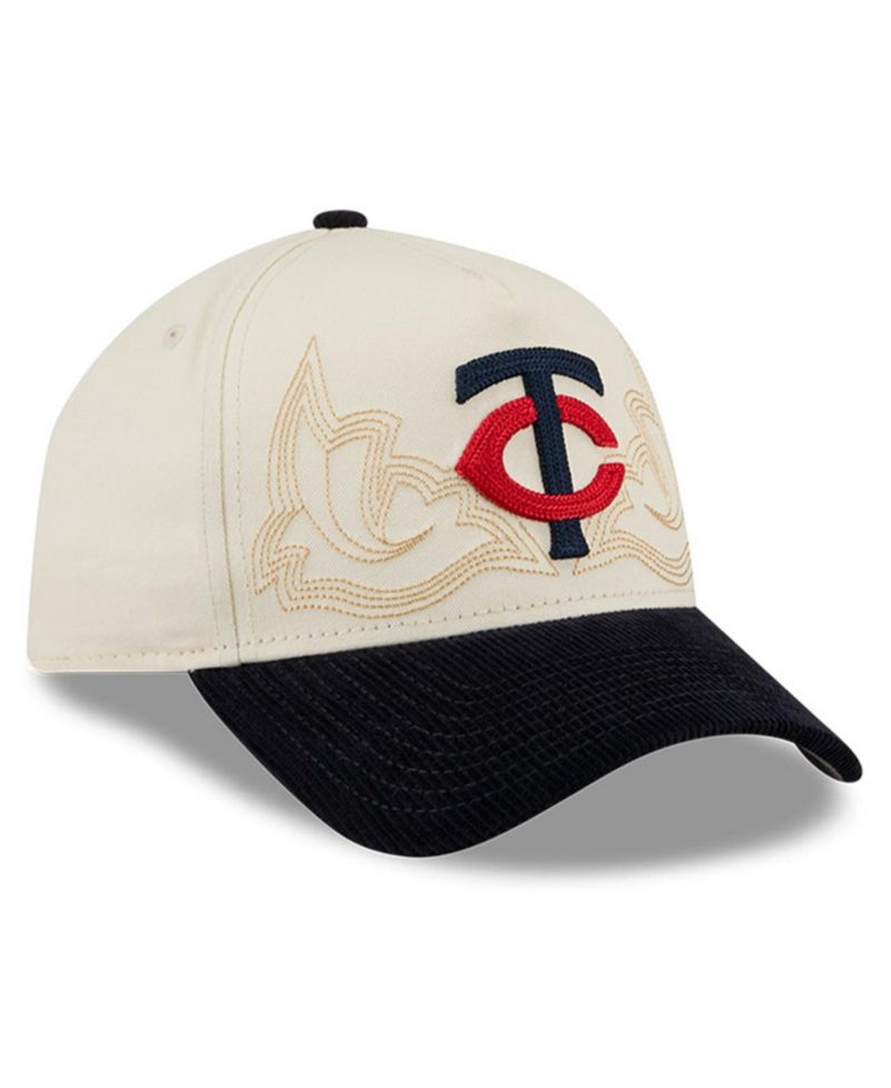 Men's Stone Minnesota Twins Western Stitch 9FORTY A-Frame Adjustable Hat
