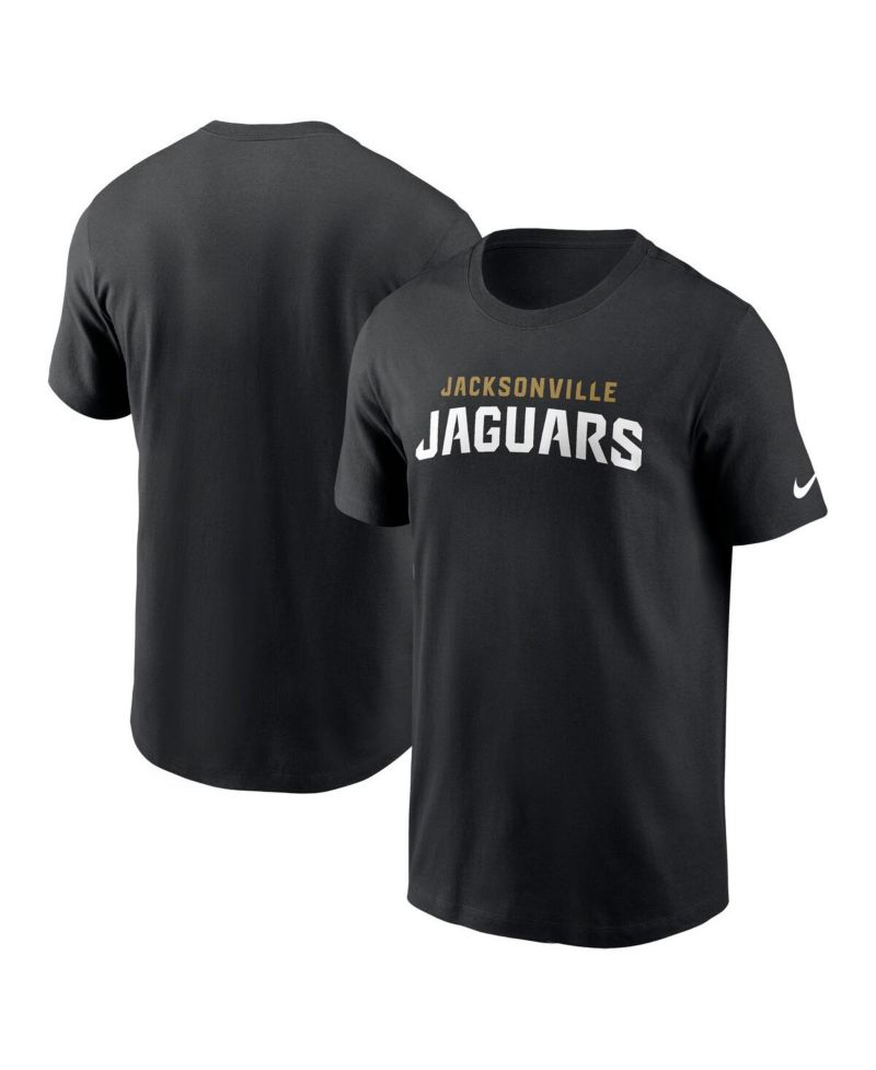 Men's Black Jacksonville Jaguars Primetime Wordmark Essential T-Shirt