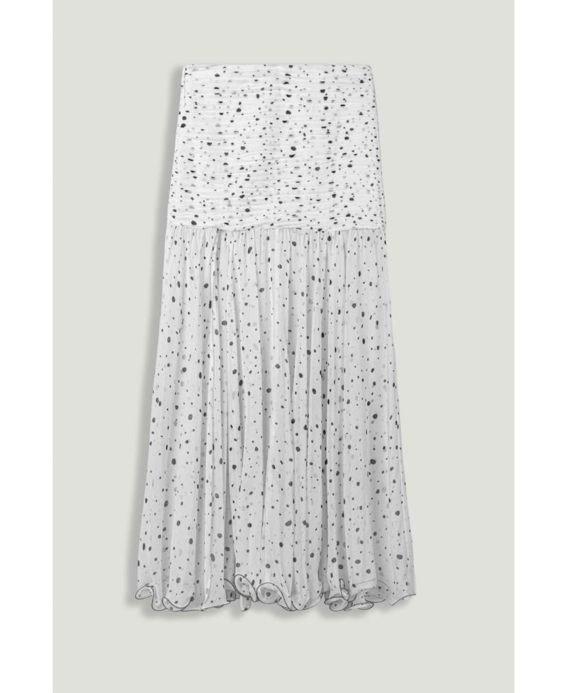 Women's Printed Slit-Detail Maxi Skirt