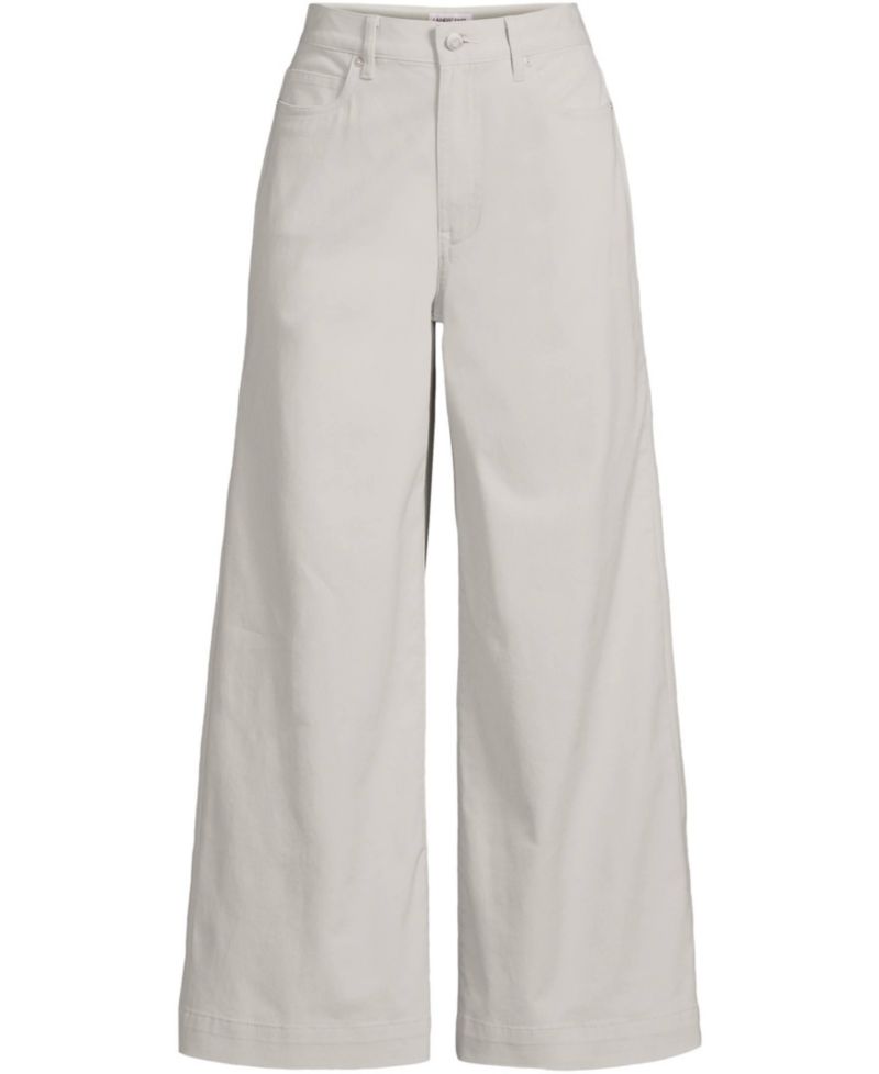 Petite Knockabout Chino High Rise 5 Pocket Wide Leg Crop Pants