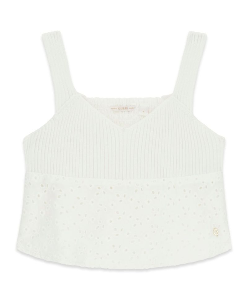 Girls' 7-16 Sangallo Sleeveless Top