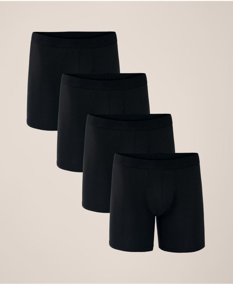Men's Everyday Extended Boxer Brief 4-Pack Made With Organic Cotton