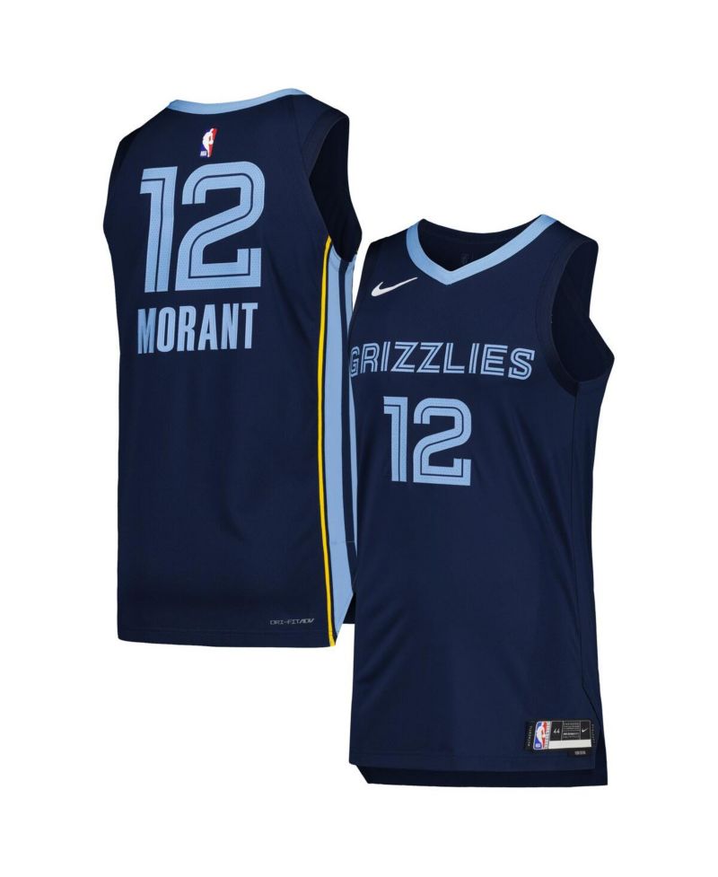 Men's Ja Morant Navy Memphis Grizzlies Authentic Jersey - Association Edition