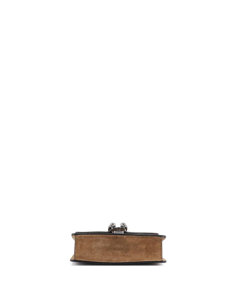 Small Dionysus Bag GG Coated Canvas with Crystal Embellished Metal