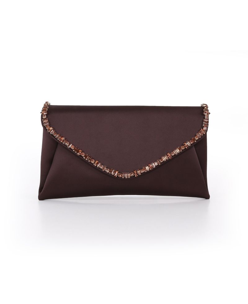 Woman's Mika Mix Crystal Neckline Envelope