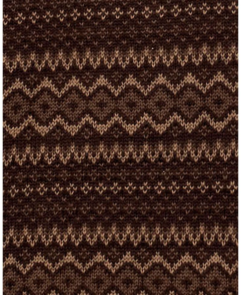 Men's Hope and Henry Organic Half Zip Intarsia Pullover Sweater
