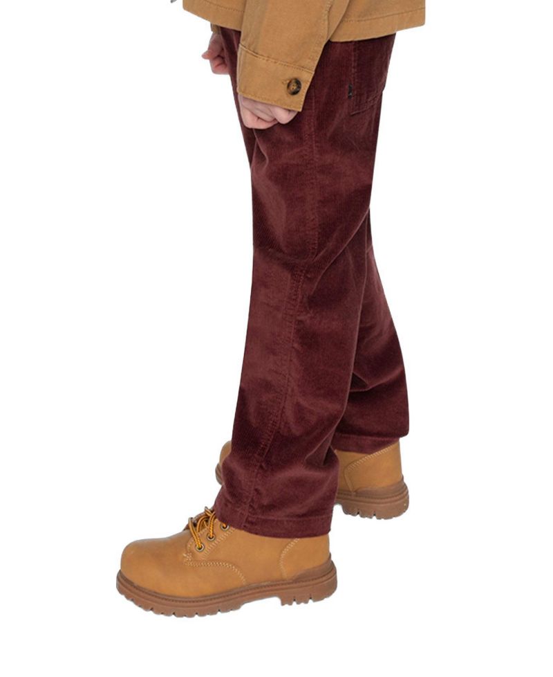 Big Boys (6- 12) Stretch Corduroy Pants with Cargo Pocket