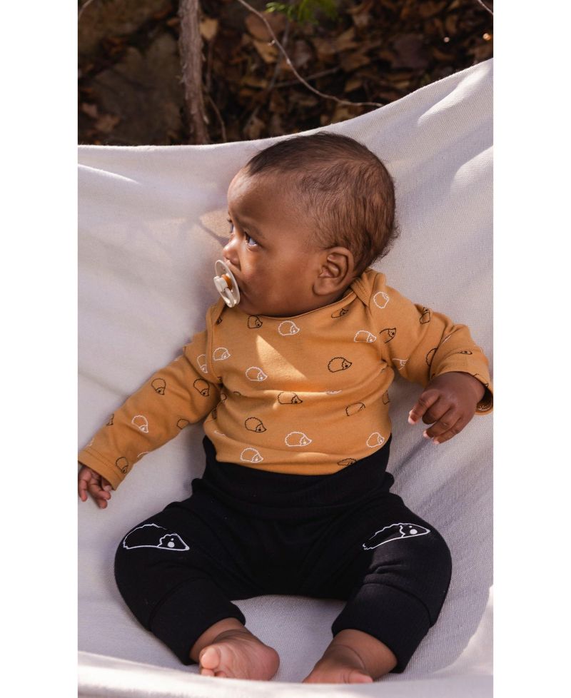 Baby Boys ( 3M to 24M ) Cotton Onesie Printed Hedgeho