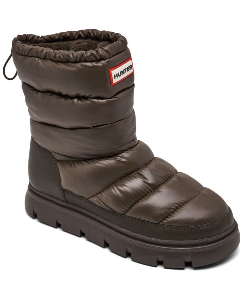 Women's Maribel Lug Sole Insulated Waterproof Snow Booties from Finish Line