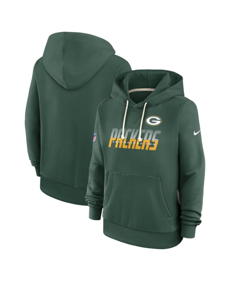 Women's Green Bay Packers Sideline Standard Issue Dri-FIT Dolman Hoodie