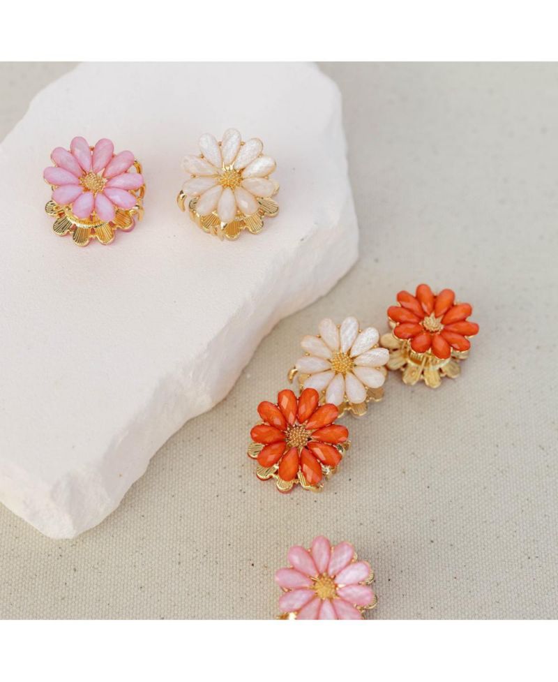Women's Mini Claw Clip Set of 6 - Daisy Blooms