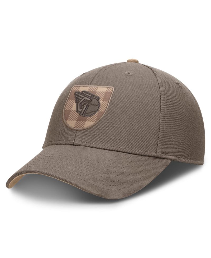 Men's Brown Cleveland Guardians Statement Rise Adjustable Hat