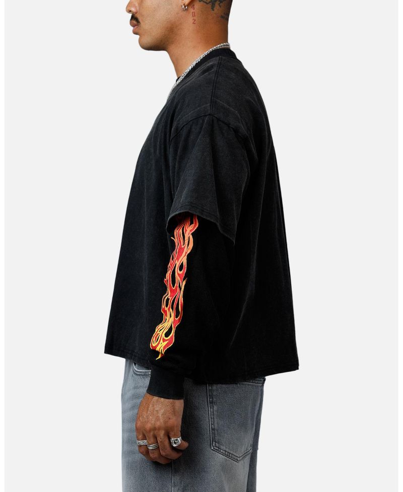 Men's Double Layer Thermal Long Sleeve T-Shirt