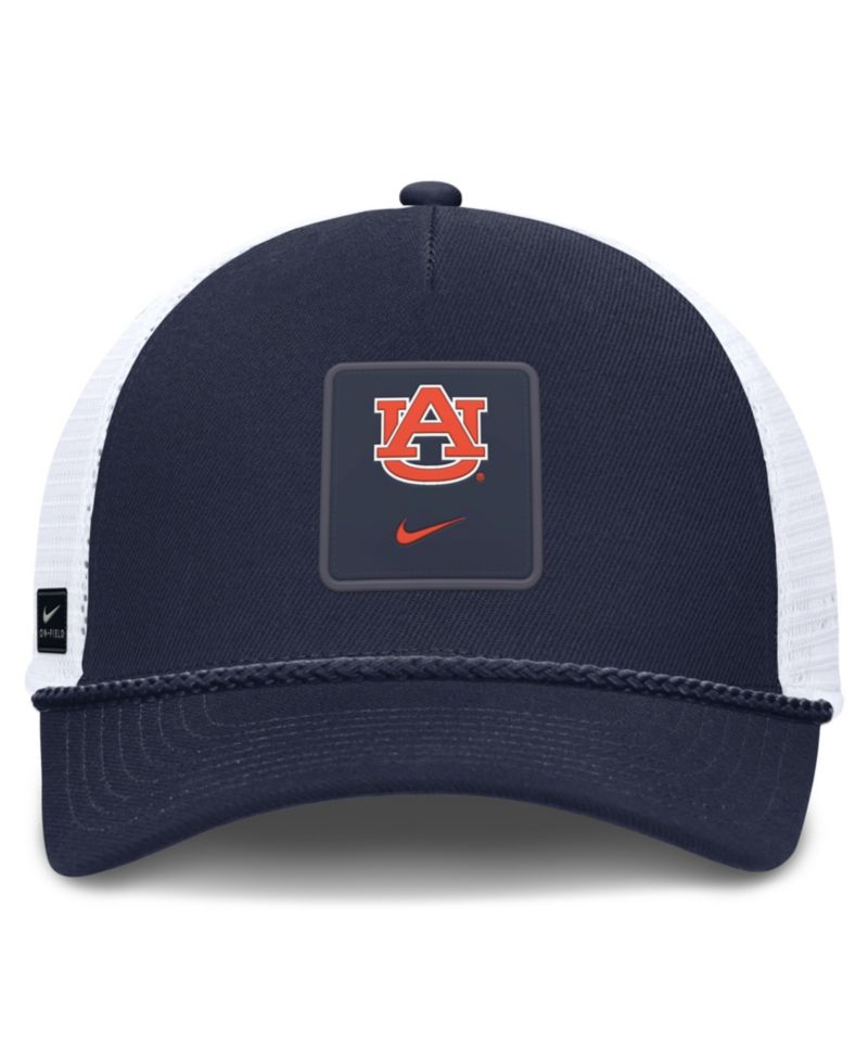 Men's and Women's Navy Auburn Tigers 2026 On-Field Gameday Rope Trucker Adjustable Hat
