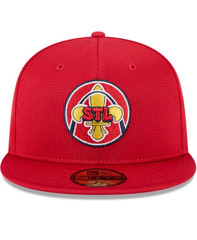 Men's Red St. Louis Cardinals City Connect Batting Practice 59FIFTY Fitted Hat