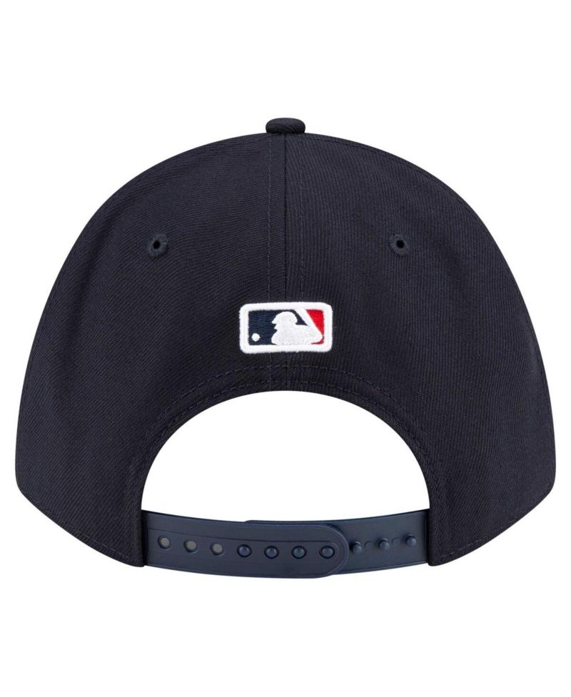 Men's Navy Atlanta Braves Player Replica 9FORTY Adjustable Hat