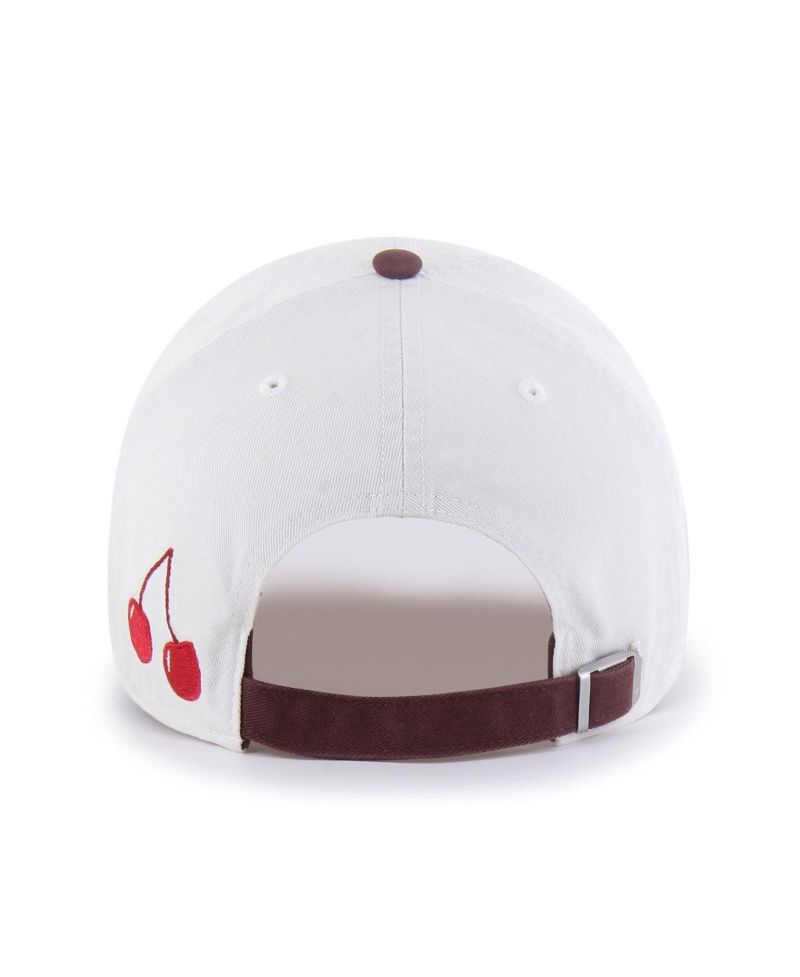 Men's and Women's Stone/Burgundy Washington Commanders Love Letter Clean Up Adjustable Hat