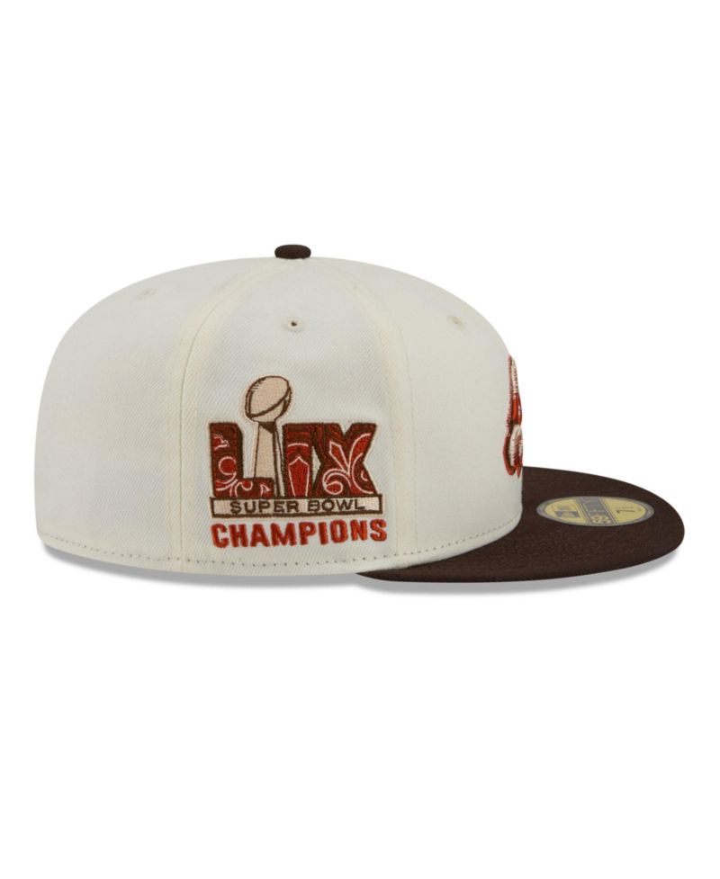 Men's Cream/Brown Philadelphia Eagles Pumpkin Spice 59FIFTY Fitted Hat