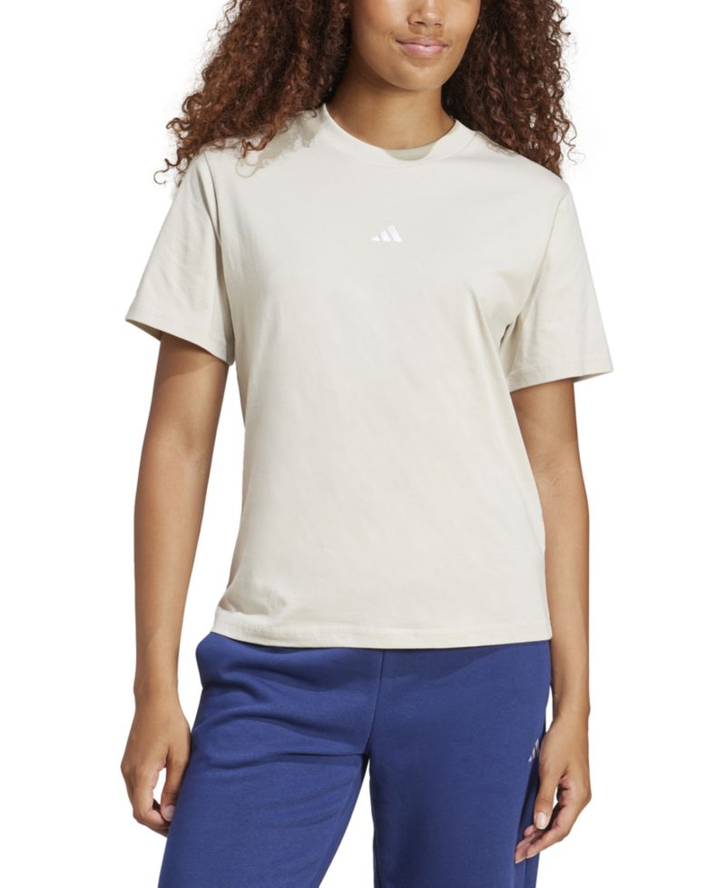 Plus Size Short-Sleeve Cotton Crewneck Logo T-Shirt