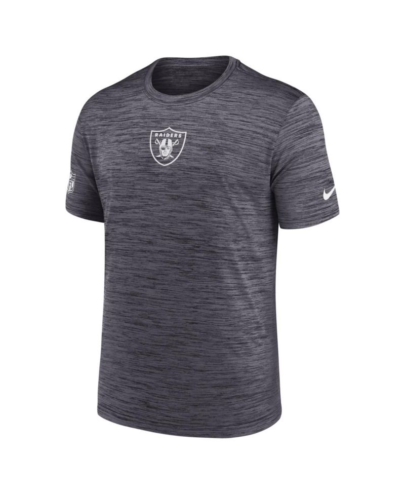 Men's Black Las Vegas Raiders Big & Tall Sideline Velocity Performance T-Shirt