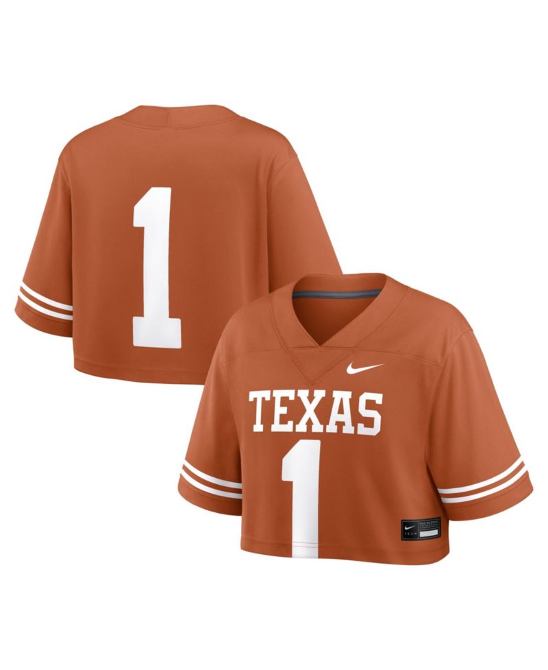 Women's Texas Longhorns Crop Jersey