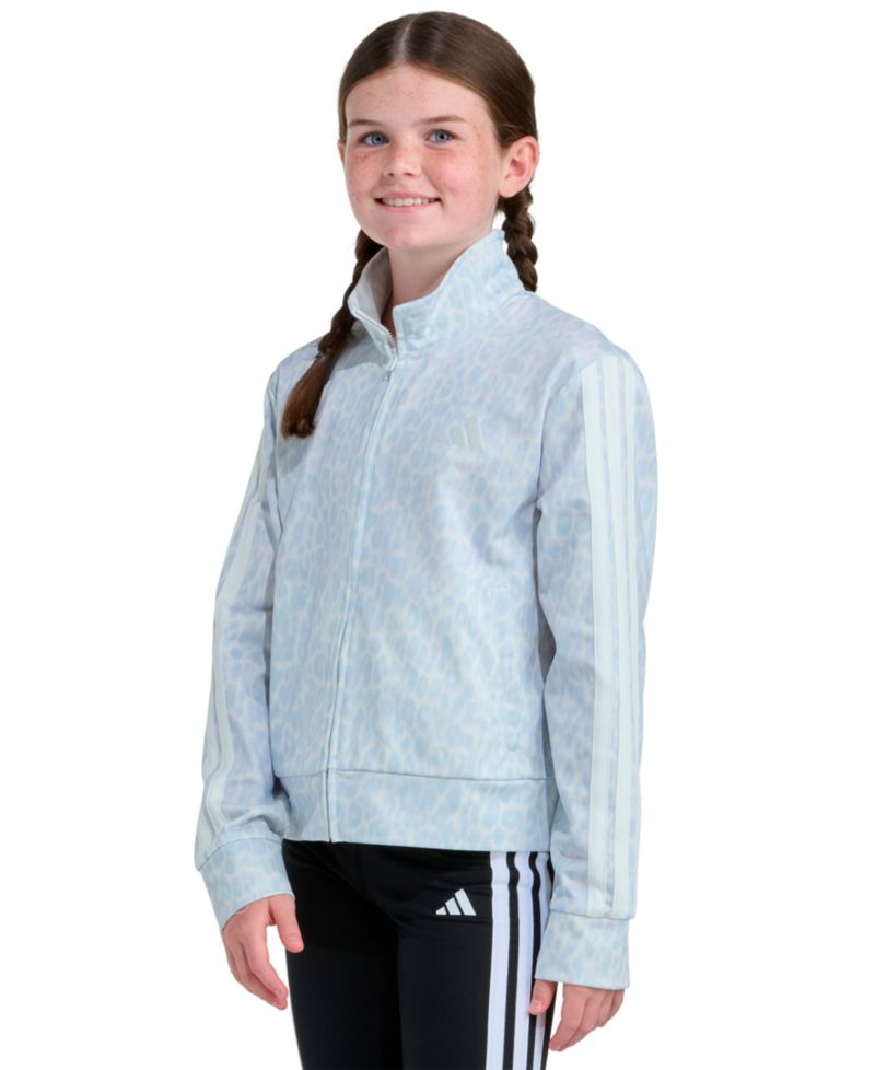 Girls' 8-16 Printed Long-Sleeve Jacket