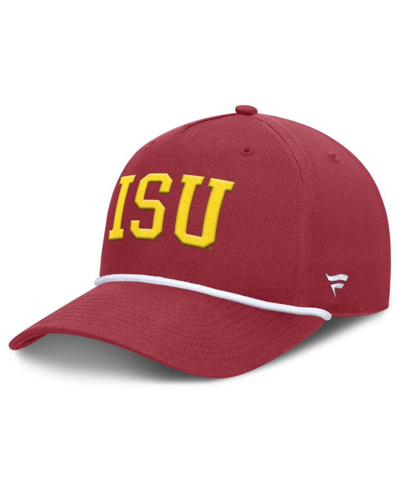 Men's Cardinal Iowa State Cyclones Foul Ball Rope Adjustable Hat
