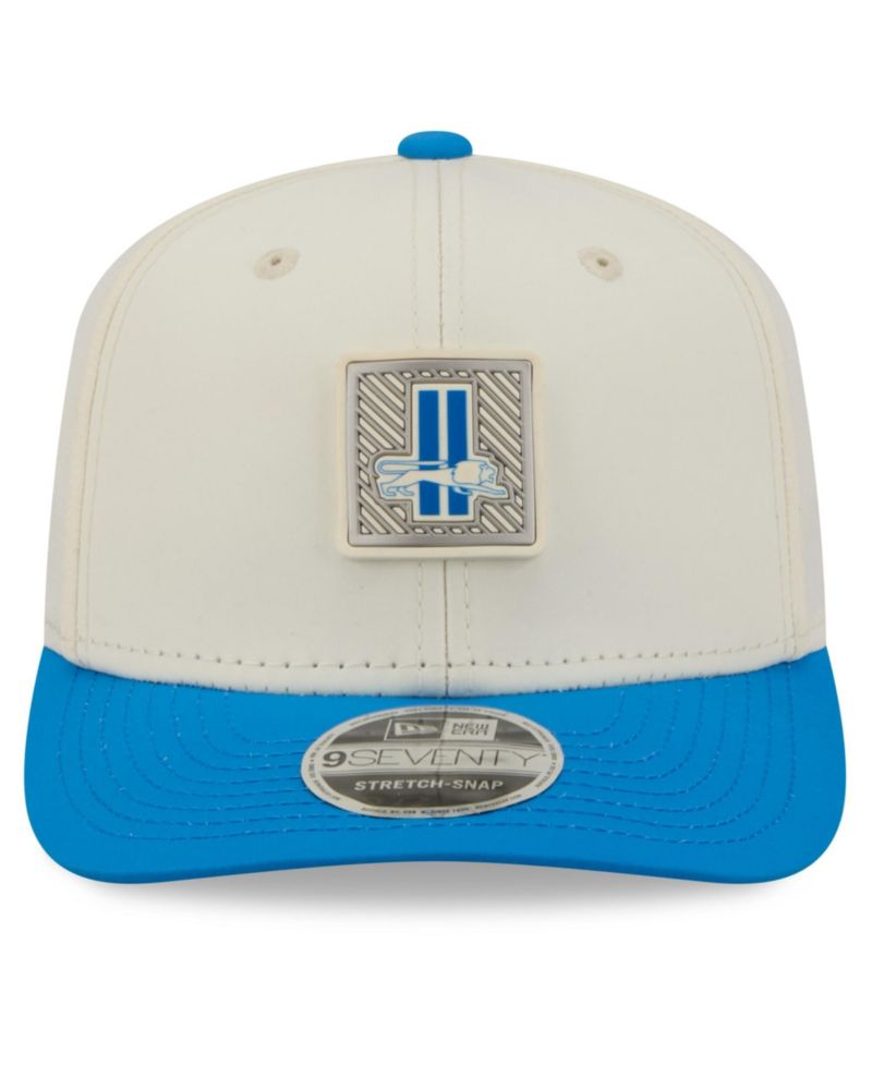 Men's Cream/Blue Detroit Lions 2026 NFL Training Camp 9SEVENTY Adjustable Hat