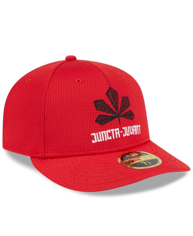 Men's Red Cincinnati Reds City Connect Batting Practice Low Profile 59FIFTY Fitted Hat